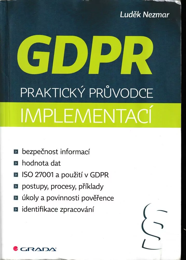 GDPR praktický průvodce implementací