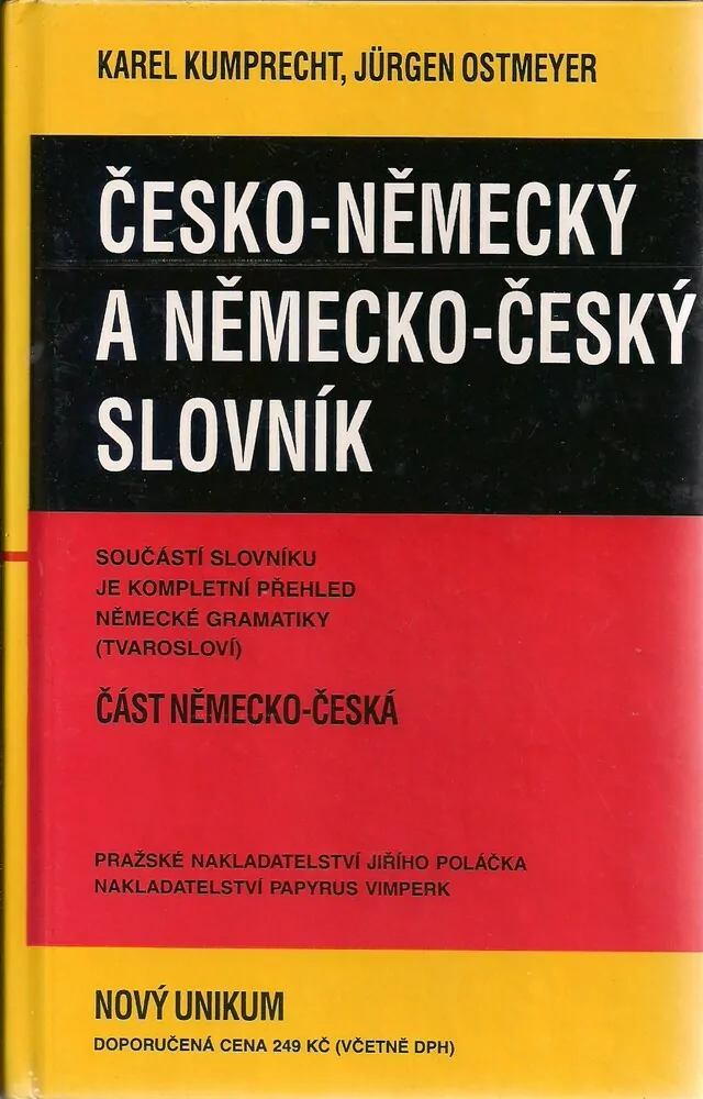 Česko-německý a německo-český slovník