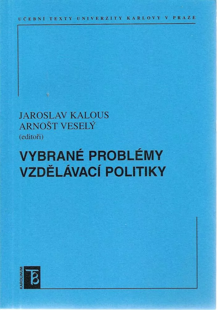Vybrané problémy vzdělávací politiky