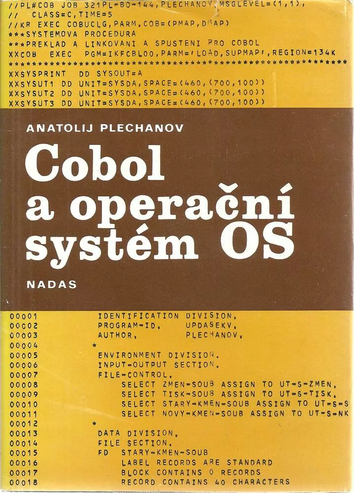Cobol a operační systém OS