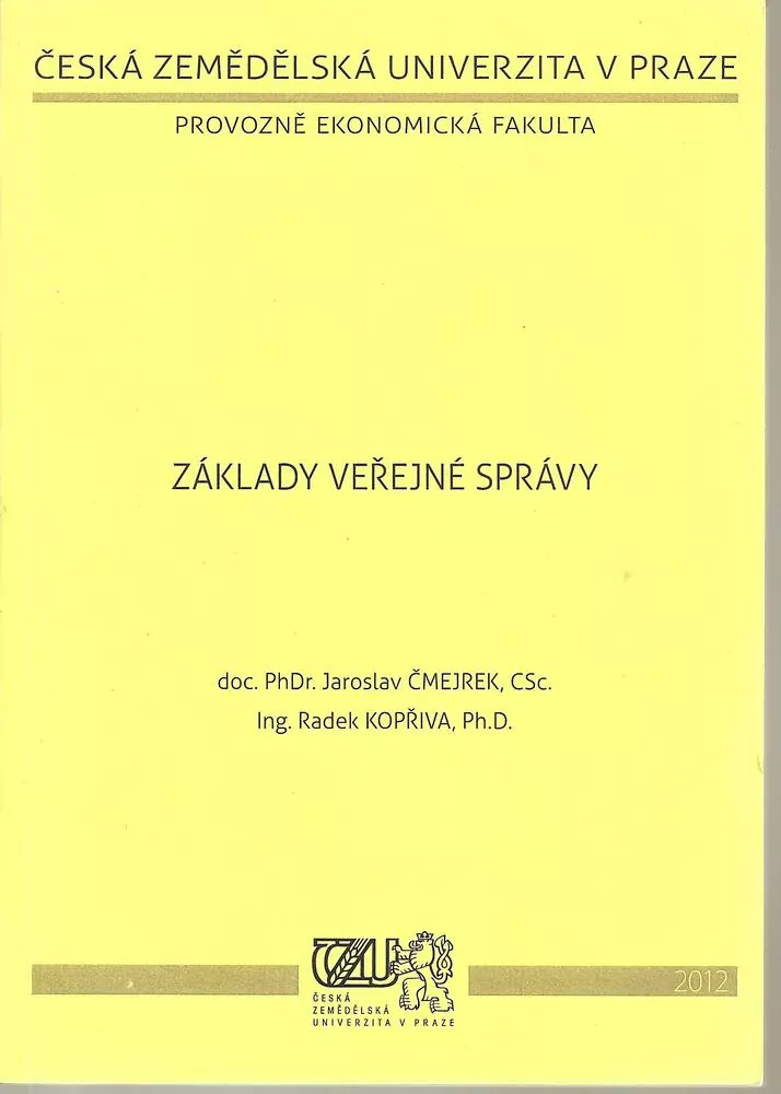 Základy veřejné správy