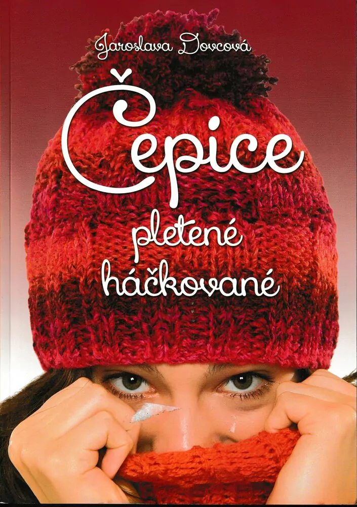 Čepice pletené, háčkované