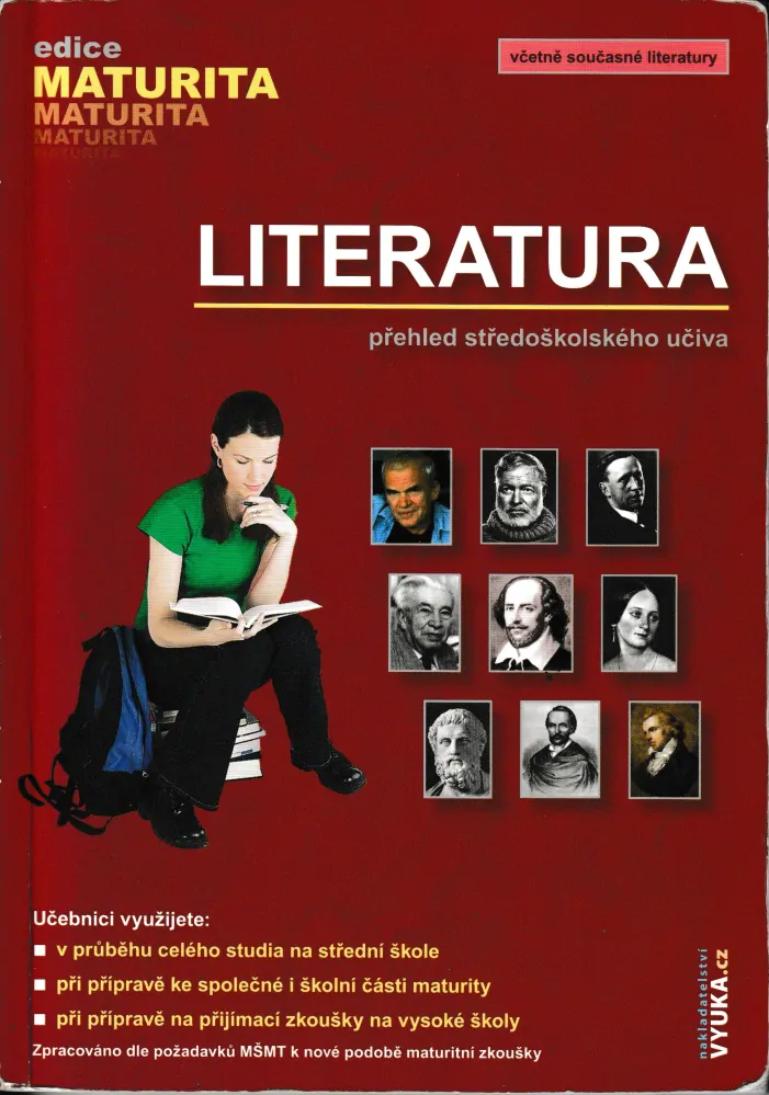 Literatura, přehled středoškolského učiva