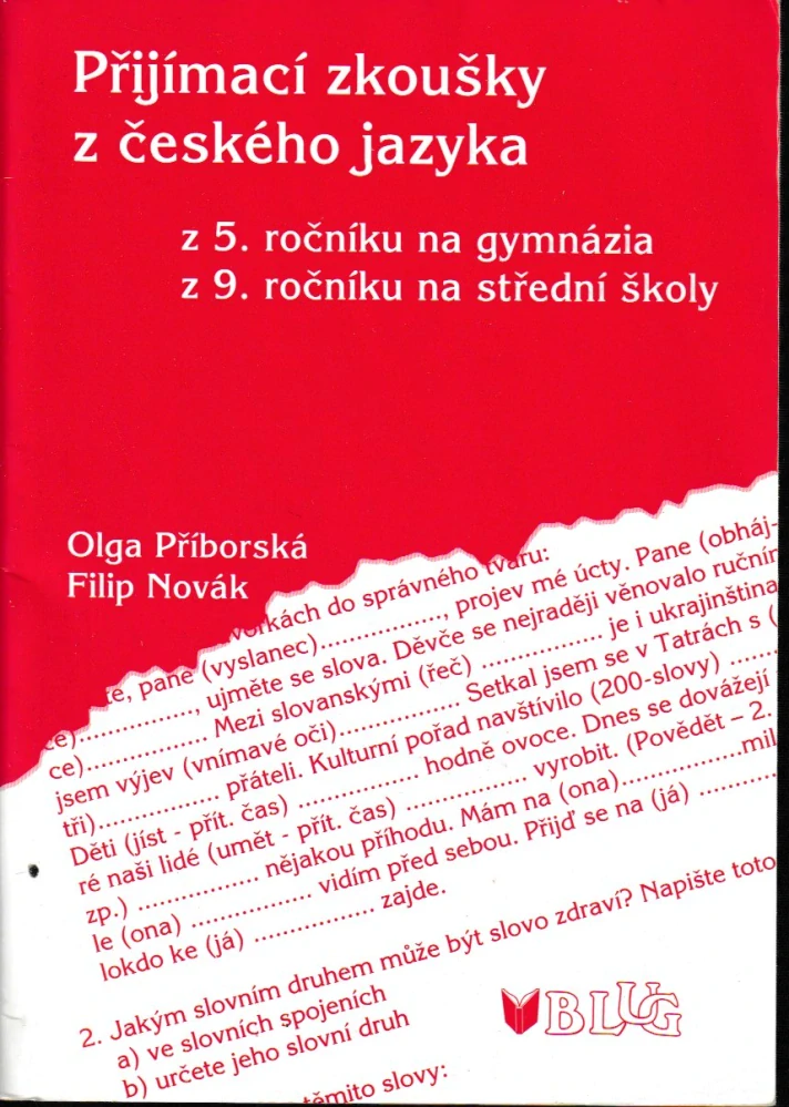Přijímací zkoušky z českého jazyka