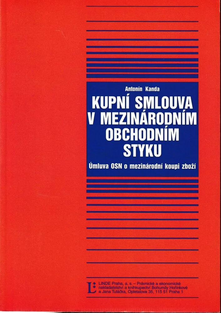 Kupní smlouva v mezinárodním obchodním styku