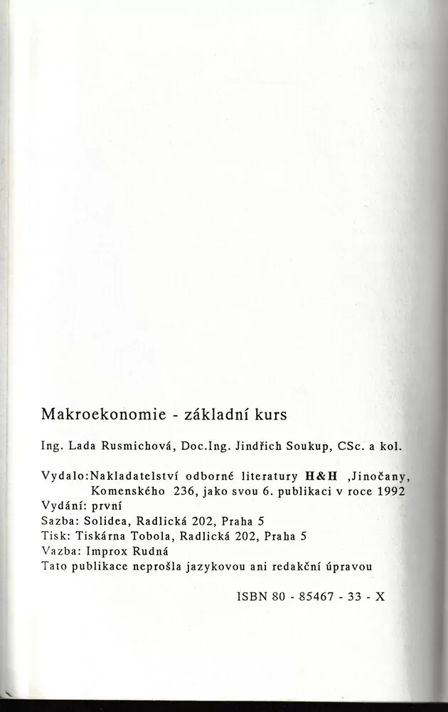 Makroekonomie 