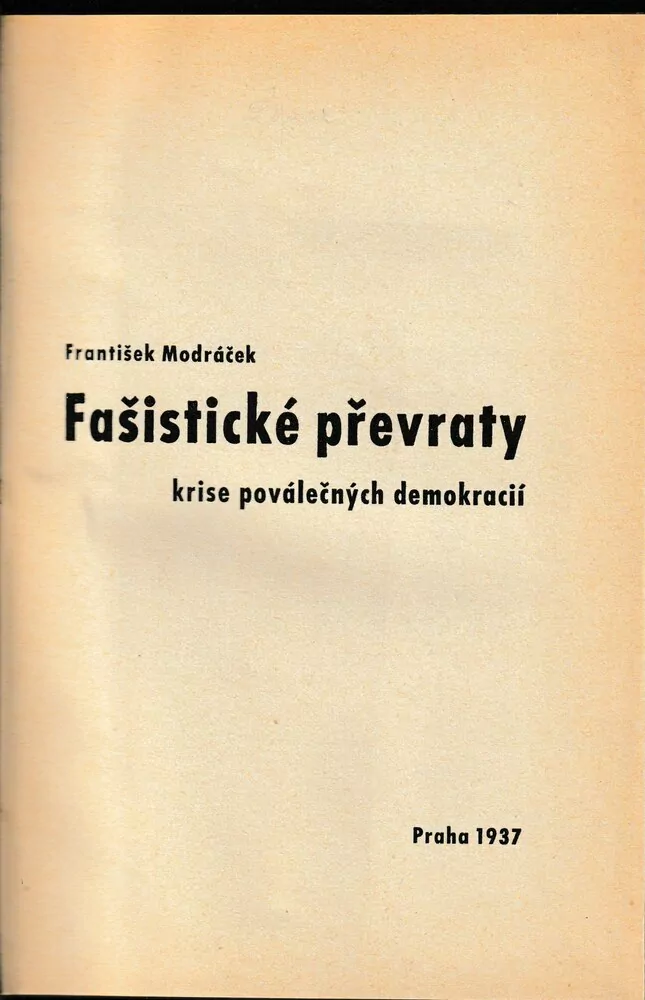 Fašistické převraty