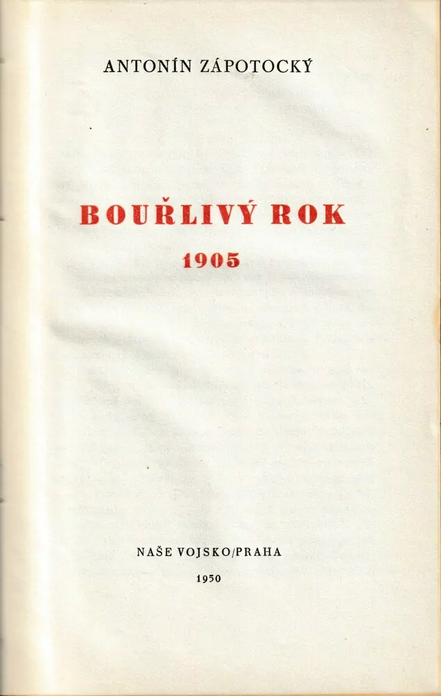 Bouřlivý rok 1905