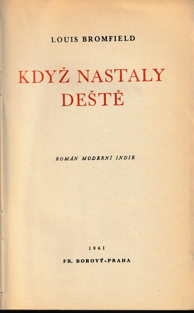 Když nastaly deště