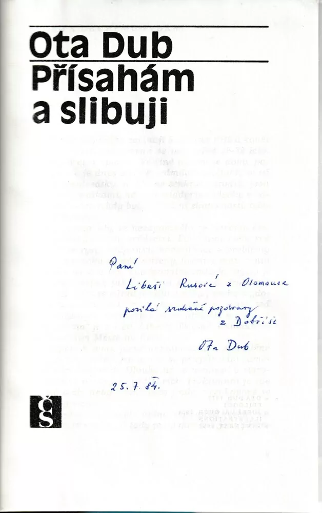 Přísahám a slibuji