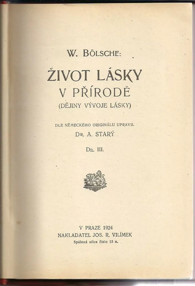 Život lásky v přírodě