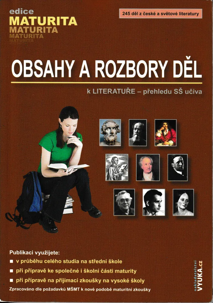 Literatura, přehled středoškolského učiva