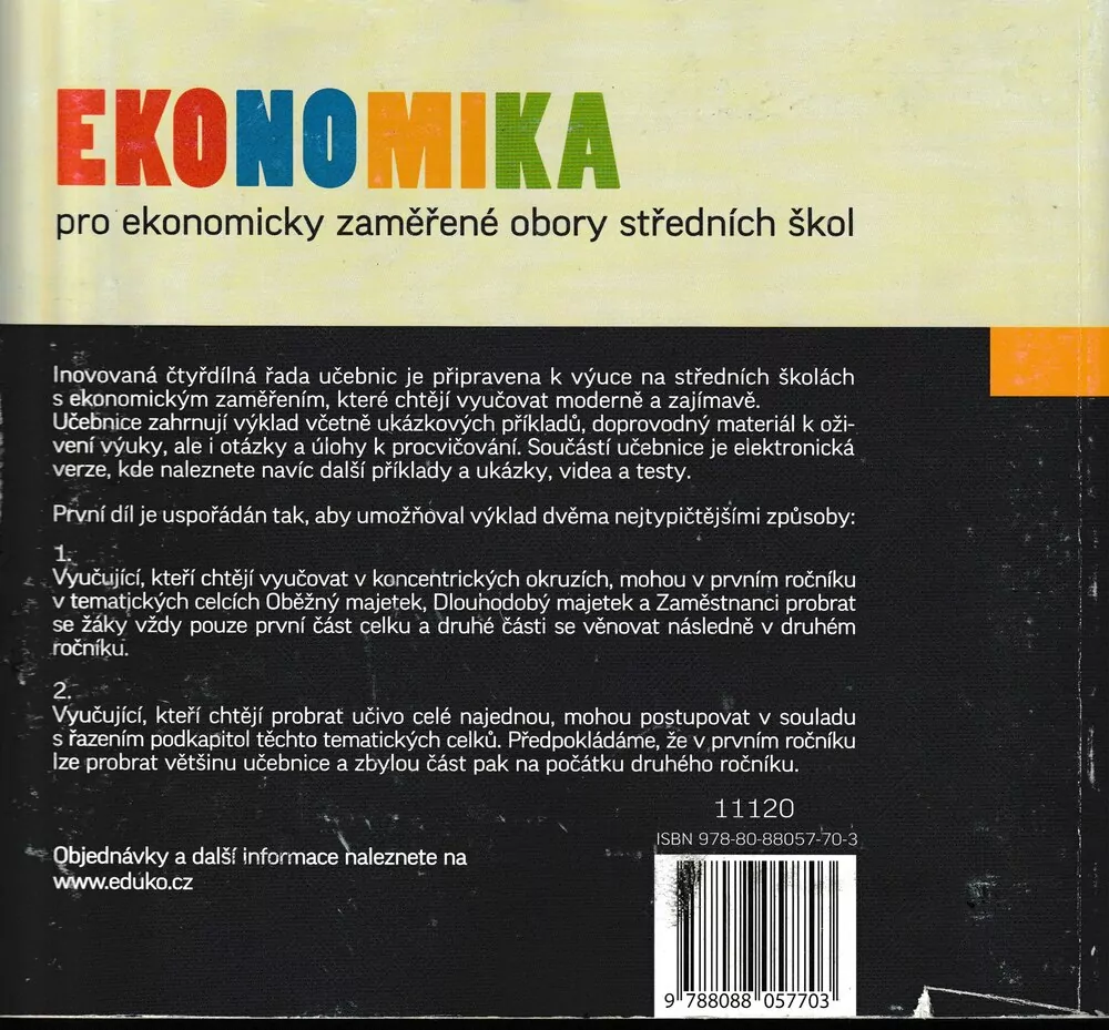 Ekonomika pro ekonomicky zaměřené obory SŠ -1. díl