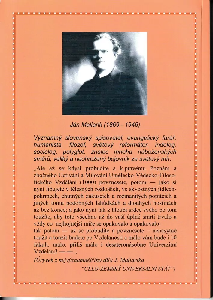 Cesta k blahu a míru