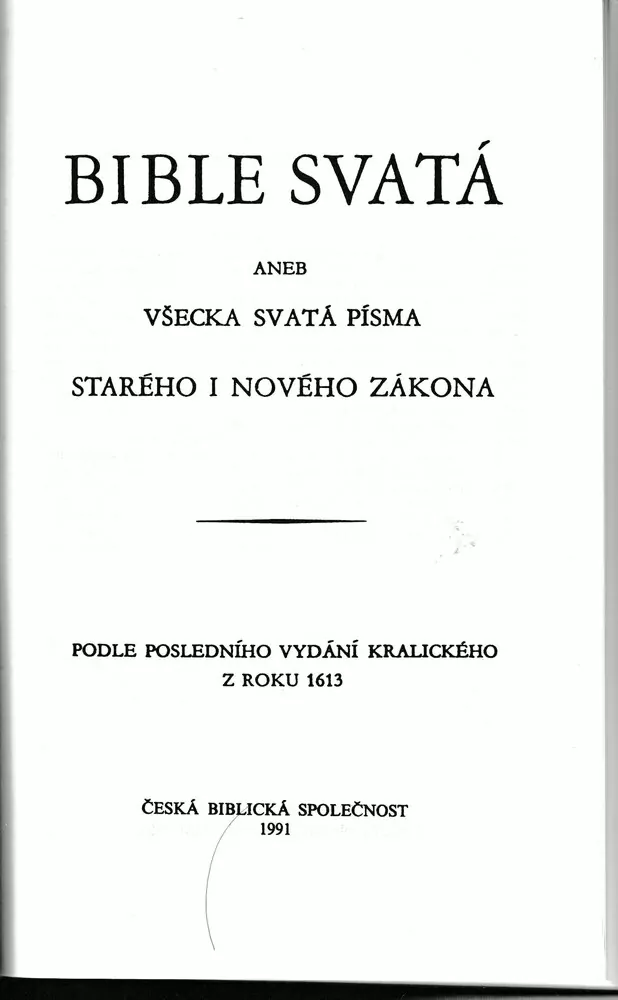 Bible svatá