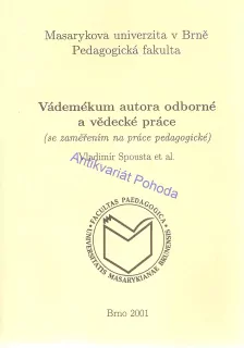 Vádemékum autora odborné a vědecké práce