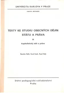 Texty ke studiu obecných dějin státu a práva