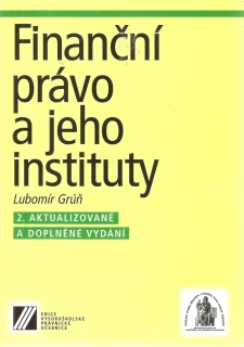 Finanční právo a jeho instituty