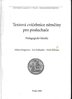 Textová cvičebnice němčiny pro posluchače Pedagogické fakulty