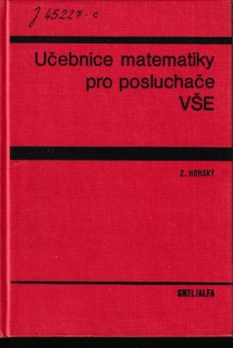 Učebnice matematiky pro posluchače VŠE